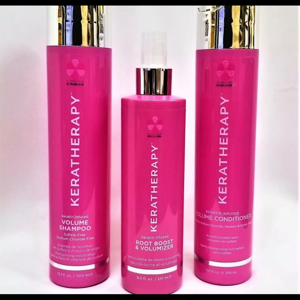 NEW, FRESH - KERATHERAPY Keratin VOLUME Set.